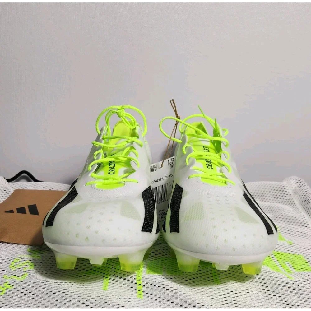Adidas X CRAZYFAST+ FG Cloud White GY7377 Soccer Cleats Mens Size 12.5